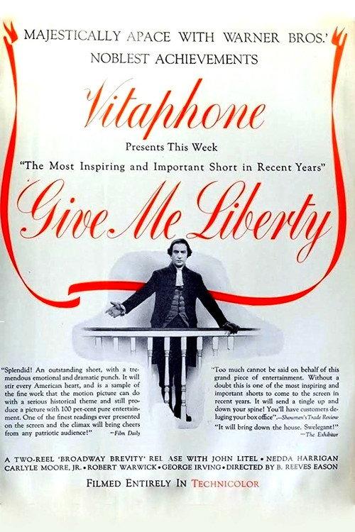 Give Me Liberty 1936 official movie poster