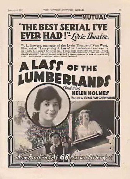 A Lass of the Lumberlands 1916 official movie poster