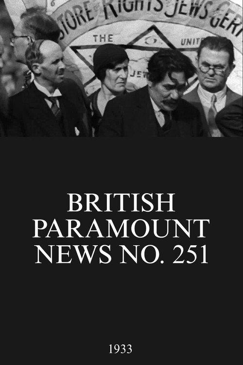 British Paramount News No.251 1933 official movie poster