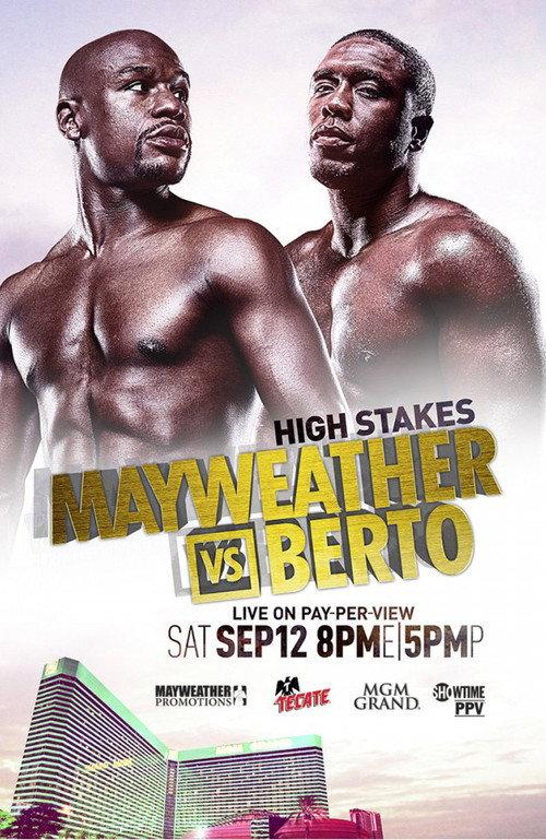 Floyd Mayweather Jr. vs. Andre Berto 2015 official movie poster