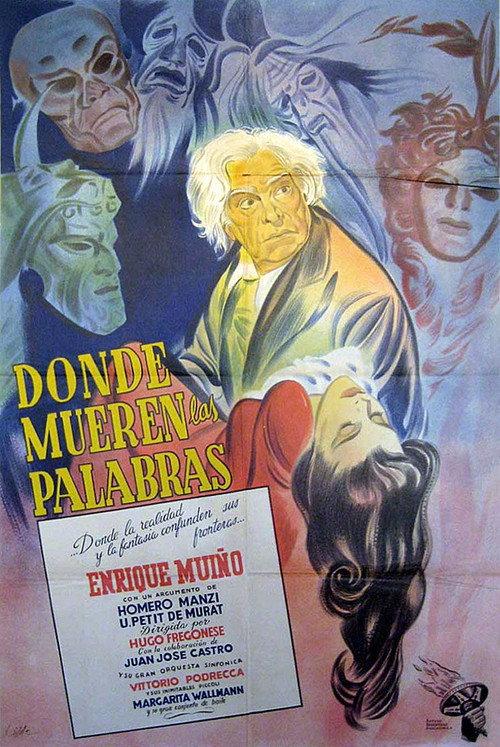 Donde mueren las palabras 1946 official movie poster