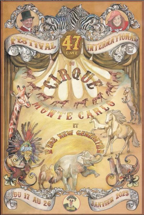 47e Festival international du cirque de Monte-Carlo 2025 official movie poster