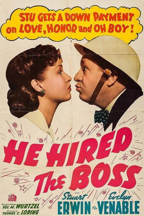 He Hired the Boss 1943 official movie poster