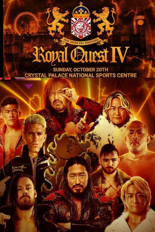 NJPW Royal Quest IV 2024 official movie poster