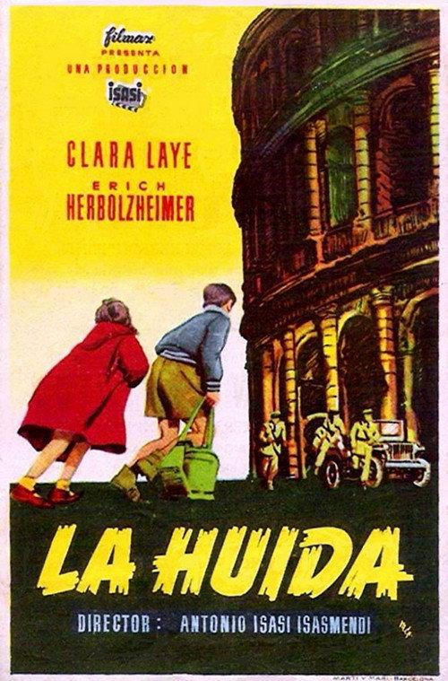 La huida 1956 official movie poster
