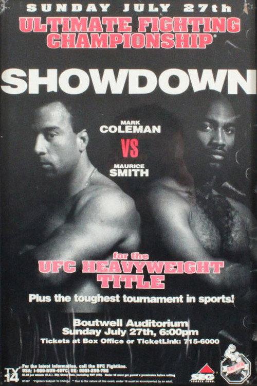 UFC 14: Showdown 1997 official movie poster