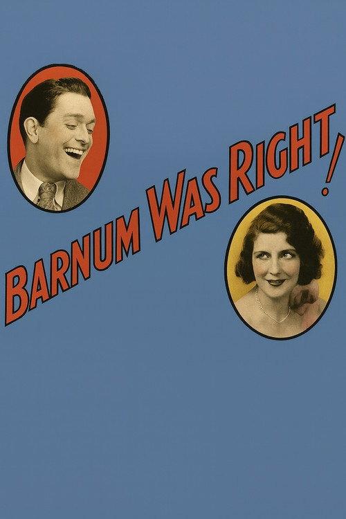 Barnum Was Right 1929 official movie poster