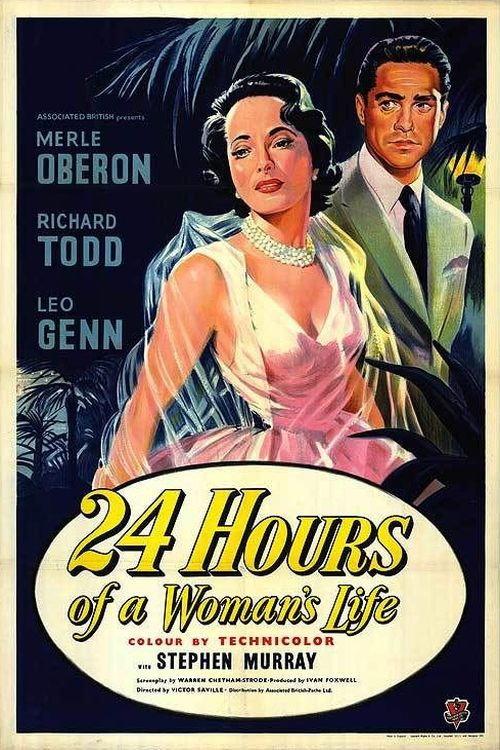24 Hours of a Woman's Life 1952 official movie poster
