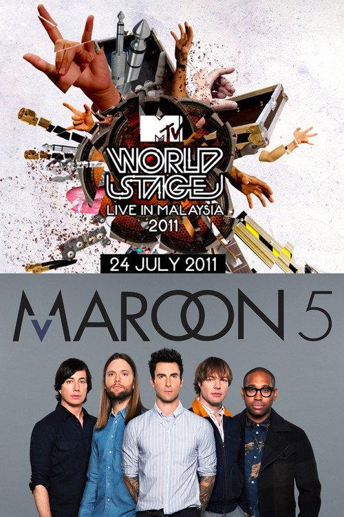 Maroon 5: MTV World Stage 2012 official movie poster