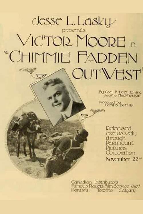 Chimmie Fadden Out West 1915 official movie poster