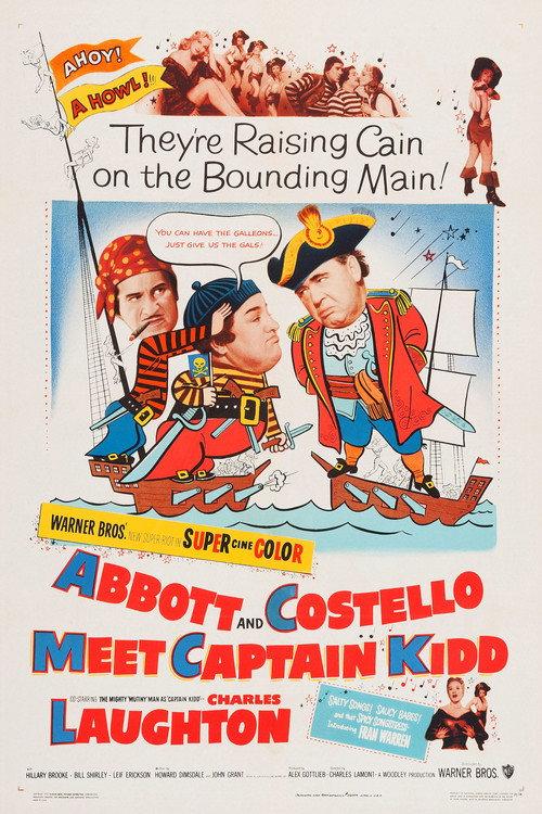 Abbott and Costello Meet Captain Kidd 1952 official movie poster
