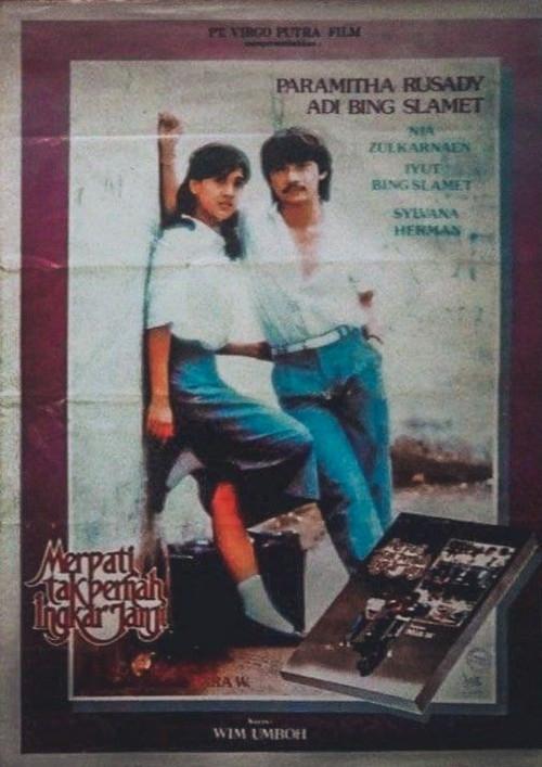 Merpati Tak Pernah Ingkar Janji 1986 official movie poster