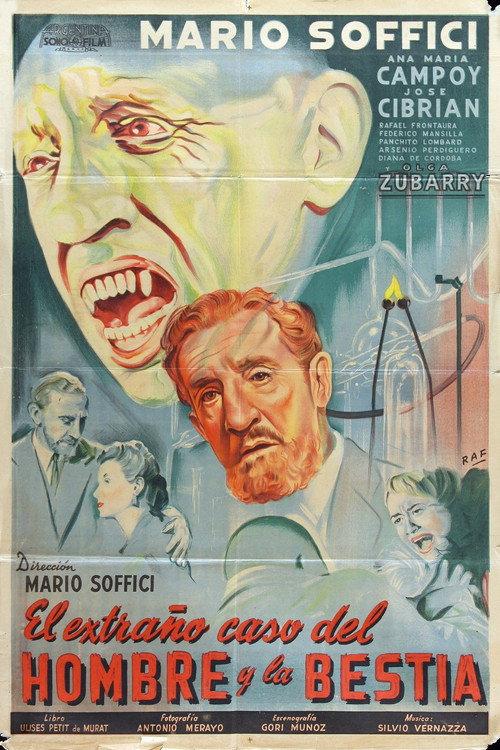 The Strange Case of the Man and the Beast 1951 official movie poster