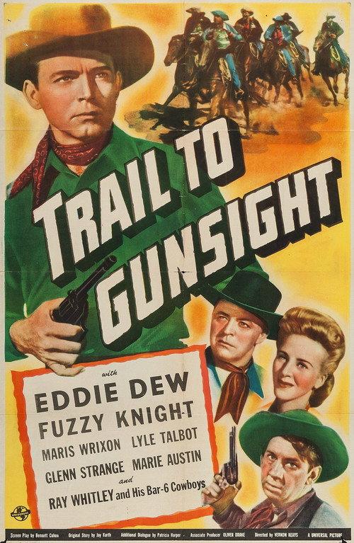 Trail to Gunsight 1944 official movie poster