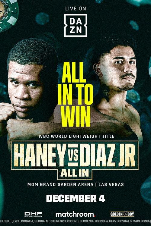 Devin Haney vs. JoJo Diaz 2021 official movie poster