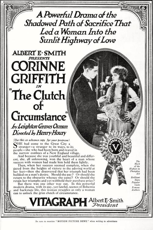 The Clutch of Circumstance 1918 official movie poster