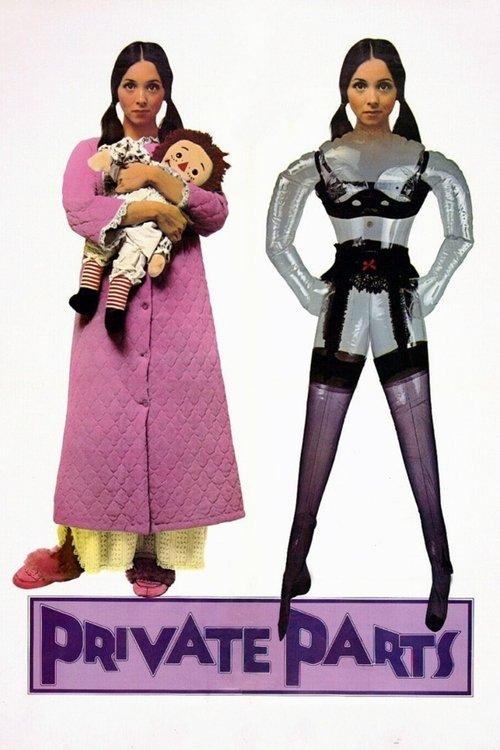 Private Parts 1972 official movie poster