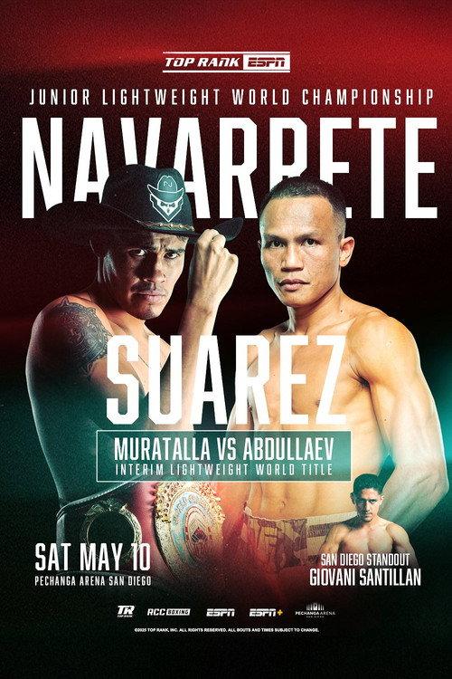 Emanuel Navarrete vs. Charly Suarez 2025 official movie poster