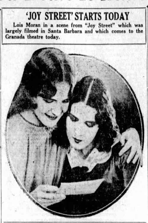 Joy Street 1929 official movie poster