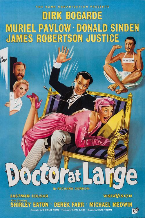 Doctor at Large 1957 official movie poster