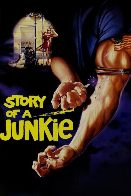 Story of a Junkie 1985 official movie poster