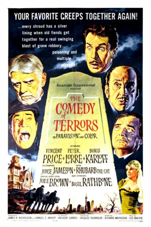 The Comedy of Terrors 1964 official movie poster