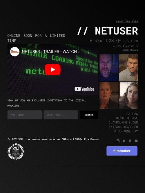 Netuser 2021 official movie poster