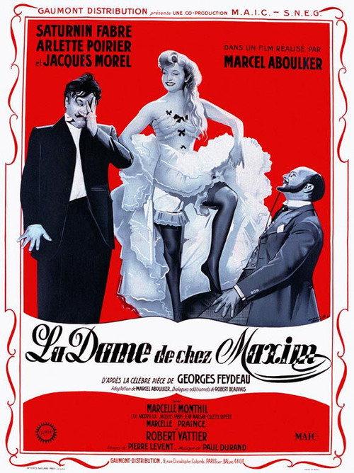 Girl from Maxim's 1950 official movie poster