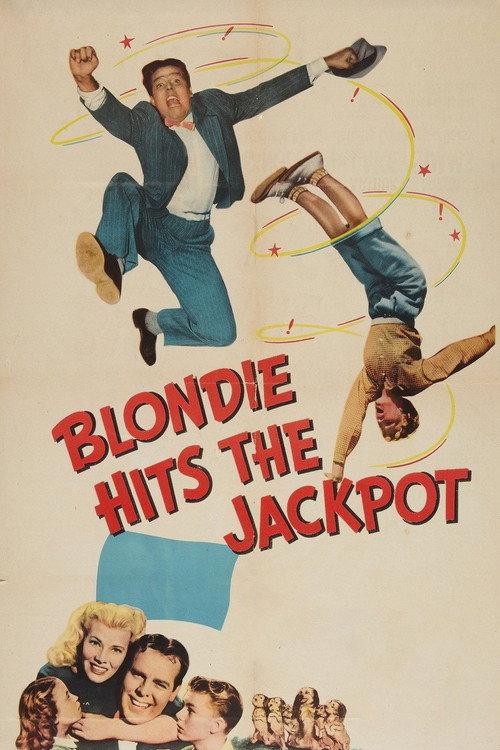 Blondie Hits the Jackpot 1949 official movie poster