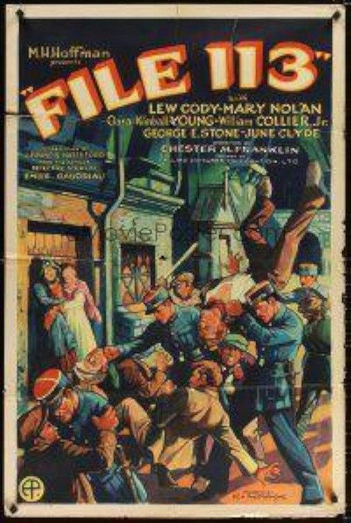 File 113 1933 official movie poster