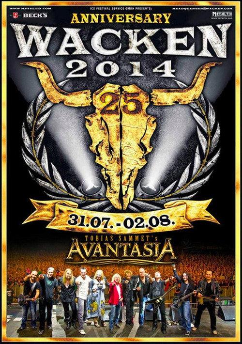 Tobias Sammet's Avantasia: Wacken Open Air 2014 2014 official movie poster