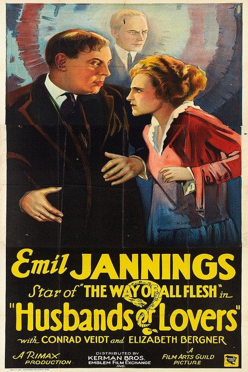 Husbands or Lovers 1924 official movie poster