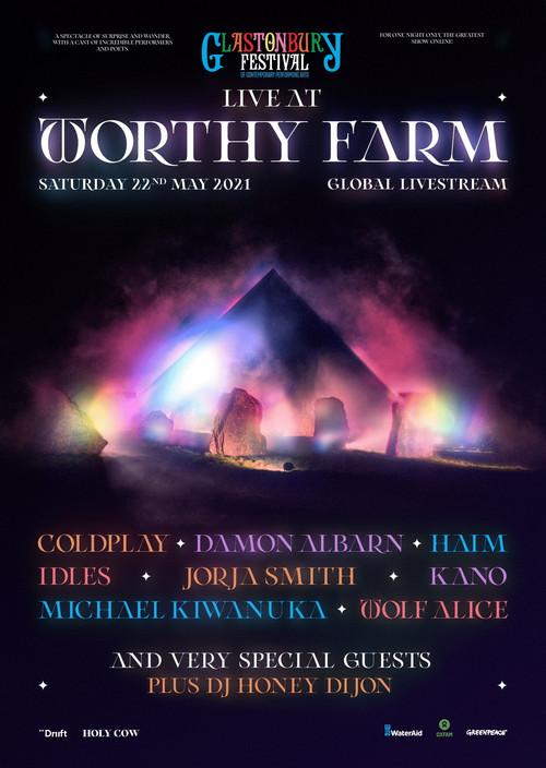 Glastonbury Festival Presents Live at Worthy Farm 2021 official movie poster