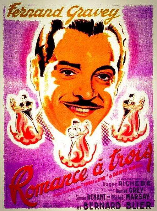 Threesome Romance 1942 official movie poster