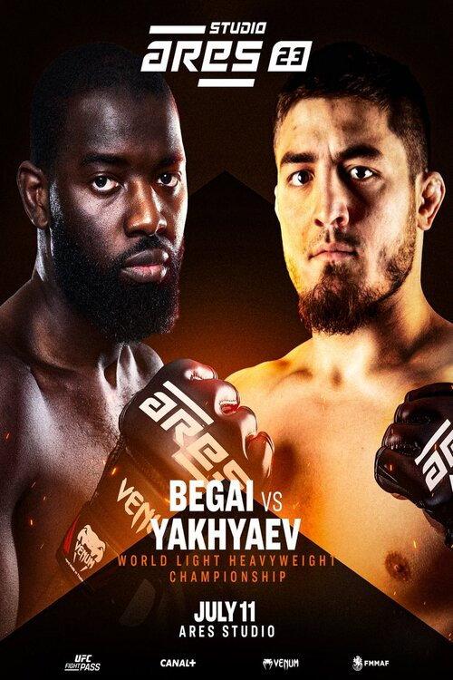 ARES 23 Studio: Begai vs. Yakhyaev 2024 official movie poster