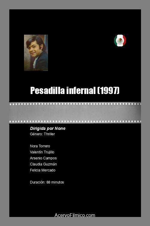 Pesadilla infernal 1997 official movie poster