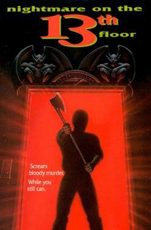 Nightmare on the 13th Floor 1990 official movie poster