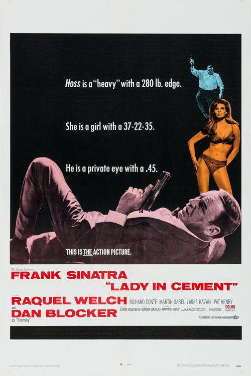 Lady in Cement 1968 official movie poster