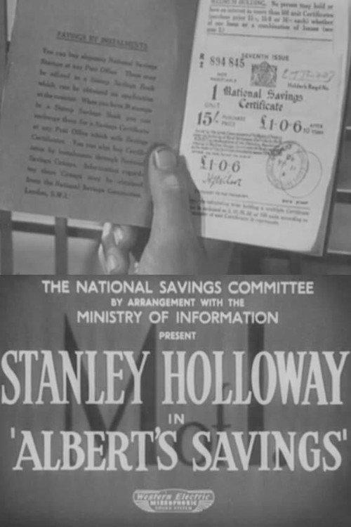 Albert's Savings 1940 official movie poster