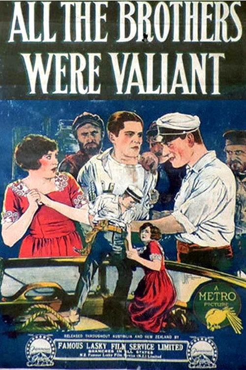All the Brothers Were Valiant 1923 official movie poster