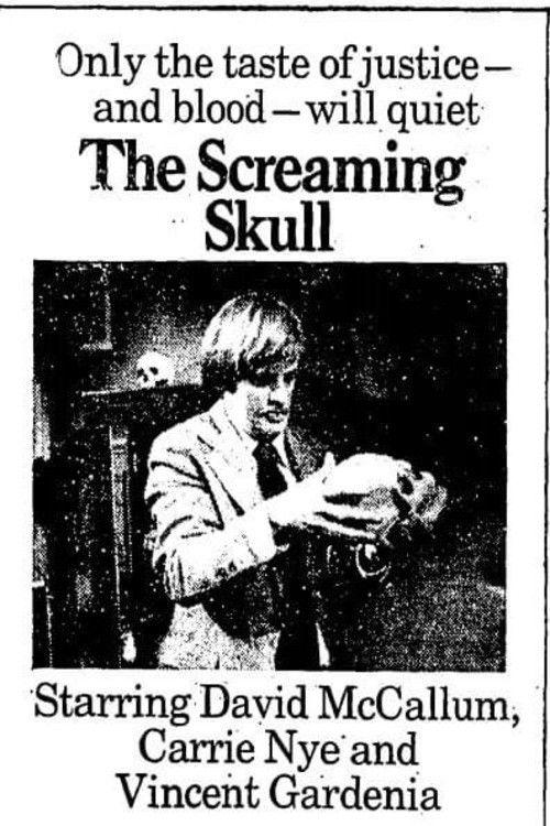 The Screaming Skull 1973 official movie poster