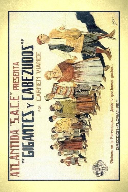 Gigantes y cabezudos 1926 official movie poster