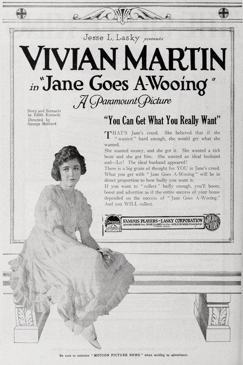 Jane Goes A-Wooing 1919 official movie poster