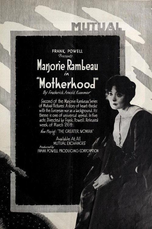 Motherhood 1917 official movie poster