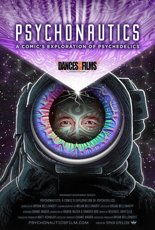 Psychonautics: A Comic's Exploration of Psychedelics 2018 official movie poster