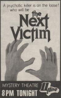 The Next Victim 1975 official movie poster