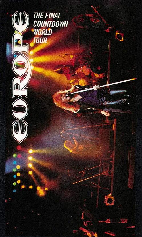 Europe: The Final Countdown World Tour 1987 official movie poster
