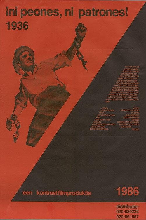 ¡Ni peones, ni patrones! 1986 official movie poster