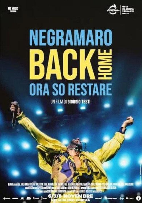Negramaro Back Home - Ora so restare 2023 official movie poster
