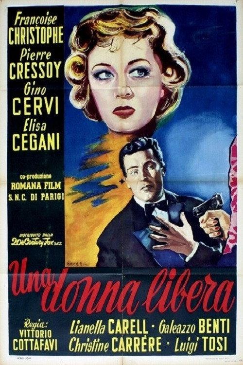 A Free Woman 1954 official movie poster